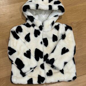 Mayoral Fur Hooded Coat